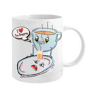 I LOVE TEA BAGGING NOVELTY MUG 12OZ