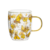 NATURES KEEPERS BEE D/WALLED GLASS MUG