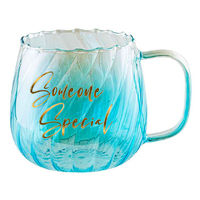 SOMEONE SPECIAL BLUE GLASS MUG 670ML