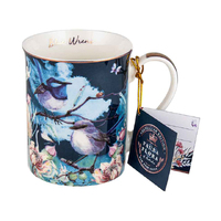 AUSTRALIAN FLORA BLUE WREN MUG 360ML NBC