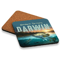10X10CM SET 6 COASTER DARWIN NT