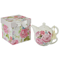 TEA FOR ONE SET GIFT BOXED 3ASST