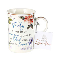 FAMILY INSPIRATION MUG 360ML NEW BONE CHINA