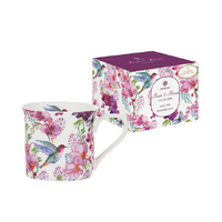 BIRDS AND BLOOMS WIDE FLARE MUG