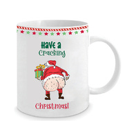 HAVING A CRACKING CHRISTMAS MUG 350ML