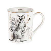 AUSTRALIAN KANGAROO MUG 360ML NEW BONE CHINA