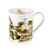 COUNTRY LIFE MUG 360ML NEW BONE CHINA