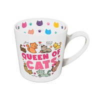 QUEEN OF CATS MUG 420ML SOLD QTY2