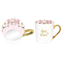 BEAUTIFUL INSIDE OUT MUM MUG 325ML PINK