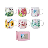 ART GLASS MUG 6ASST