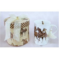 9OZ HORSE MUG GIFT BOXED