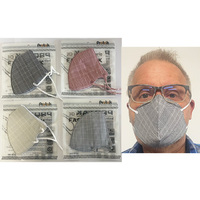 3PLY COTTON MASK CHECKERED SOLD QTY 20