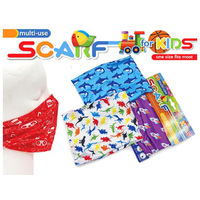 KIDS MULTI USE SCARVES SOLD QTY 12