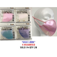 3PLY COTTON MASK SILK SOLD QTY 20