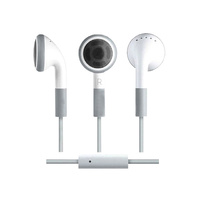 EARPHONE W/MIC-WHITE
