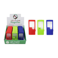LED POCKET MAGNIFIER 3ASST UN30