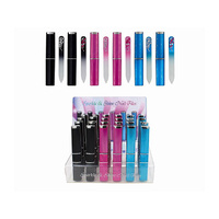 DIAMANTE NAIL FILE W/CASE 6ASST UN24