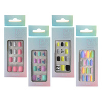 ADULT FALSE NAILS ASST SOLD QTY 24