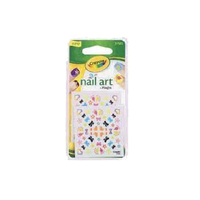 CRAYOLA NAIL ART STICKERS SOLD QTY4