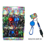 PEN-RETRATBLE ON K/CHAIN CLIP UN24