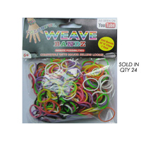 *RAINBOW WEAVE(300) BANDS QTY 12