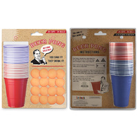 BEER PONG -24 CUPS 24 BALLS