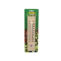 THERMOMETER WOOD 22X5CM