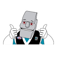 AFL BACK WINDOW DECAL PORT ADELAIDE