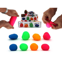 MOULDABLE STRESS BALL 4ASST 6.5CM UN12