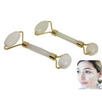 14CM GEMSTONE MASSAGE ROLLER 2ASST