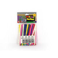 CLOWN ART BALLOONS 20PK SOLD QTY12