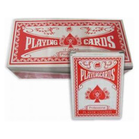PLAYING CARDS RED UN12