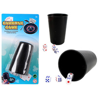 DICE WITH CUP