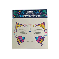CHILDRENS TEMPORARY FACE TATTOO UN12
