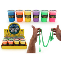 SUPER STRETCHY PUTTY 90G 6ASST UN12