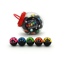 HI BOUNCE BALL 45MM LADYBUGS UN30