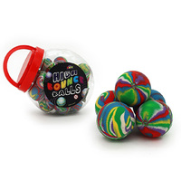 HI BOUNCE BALL 45MM RAINBOW SWIRL UN30