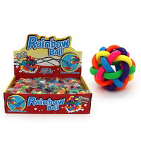 NEON RAINBOW ORBIT BALL 65MM UN12