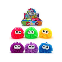 PUFFER BALL W/BIG EYES 10CM UN12