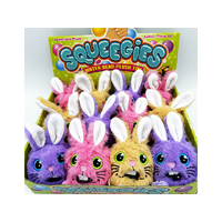 EASTER BUNNY JELLY BALL SQUEEGIES UN12