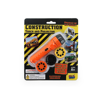 LED PROJECTOR TORCH W/CONSTRUC SLIDES