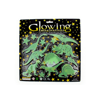 GLOW IN THE DARK DINO STARS 14PC