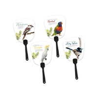 3D AUSTRALIANA BIRD FAN 4ASST UN80 OR SOLD QTY 8