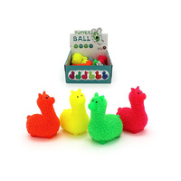CUSHY FRIZZEE LIGHT UP LLAMA 12CM 4ASST UN12
