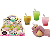 SQUEEZE BUBBLE TEA 3ASST 9.5CM UN24