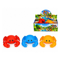 19CM SQUISHY CRAB 3ASST UN18