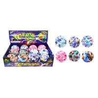 HIGH BOUNCE CRATER BALL 7CM 6ASST UN12