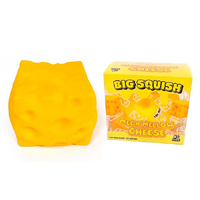 GIANT SQUEEZE MEGA MELLOW CHEESE CUBE 11CM UN6