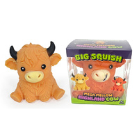 GIANT SQUEEZE MEGA MELLOW HIGHLAND COW 15CM UN6