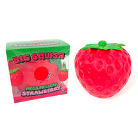 GIANT SQUEEZE MEGA MELLOW STRAWBERRY 15CM UN6